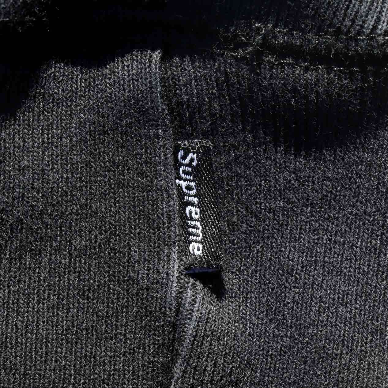 POST JUNK / 00's SUPREME Crown Logo Black Crewneck Sweatshirt Made ...