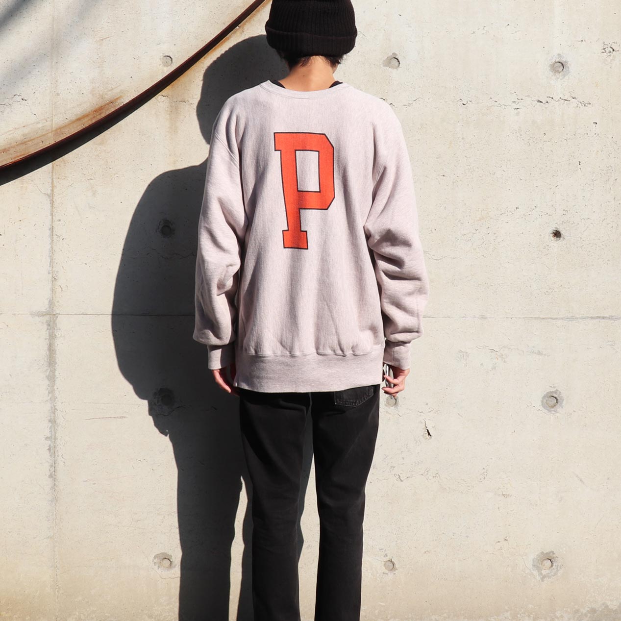 POST JUNK / 90's CHAMPION “HEATHER PINK / PRINCETON” Double Sided 