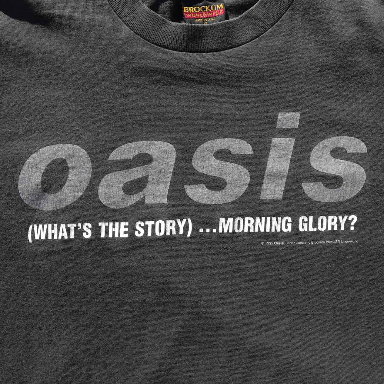 POST JUNK / 90's OASIS “(WHAT'S THE STORY) MORNING GLORY?” T-Shirt 