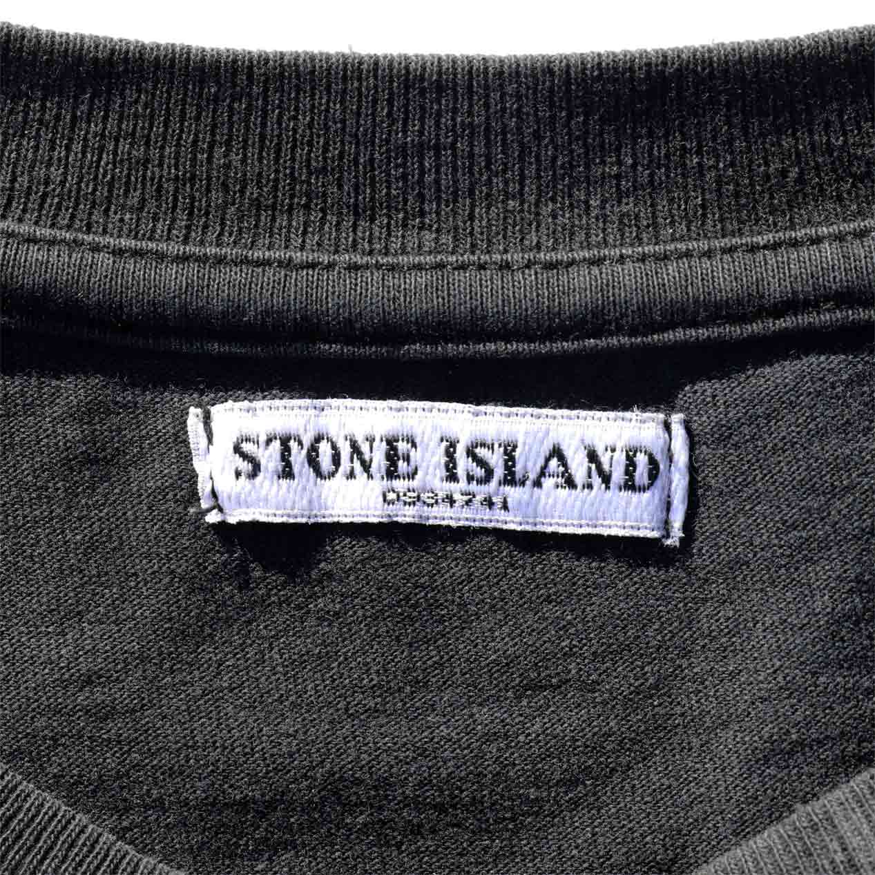 POST JUNK / 90's STONE ISLAND “BLUR COMPASS LOGO PRINT” L/S T 