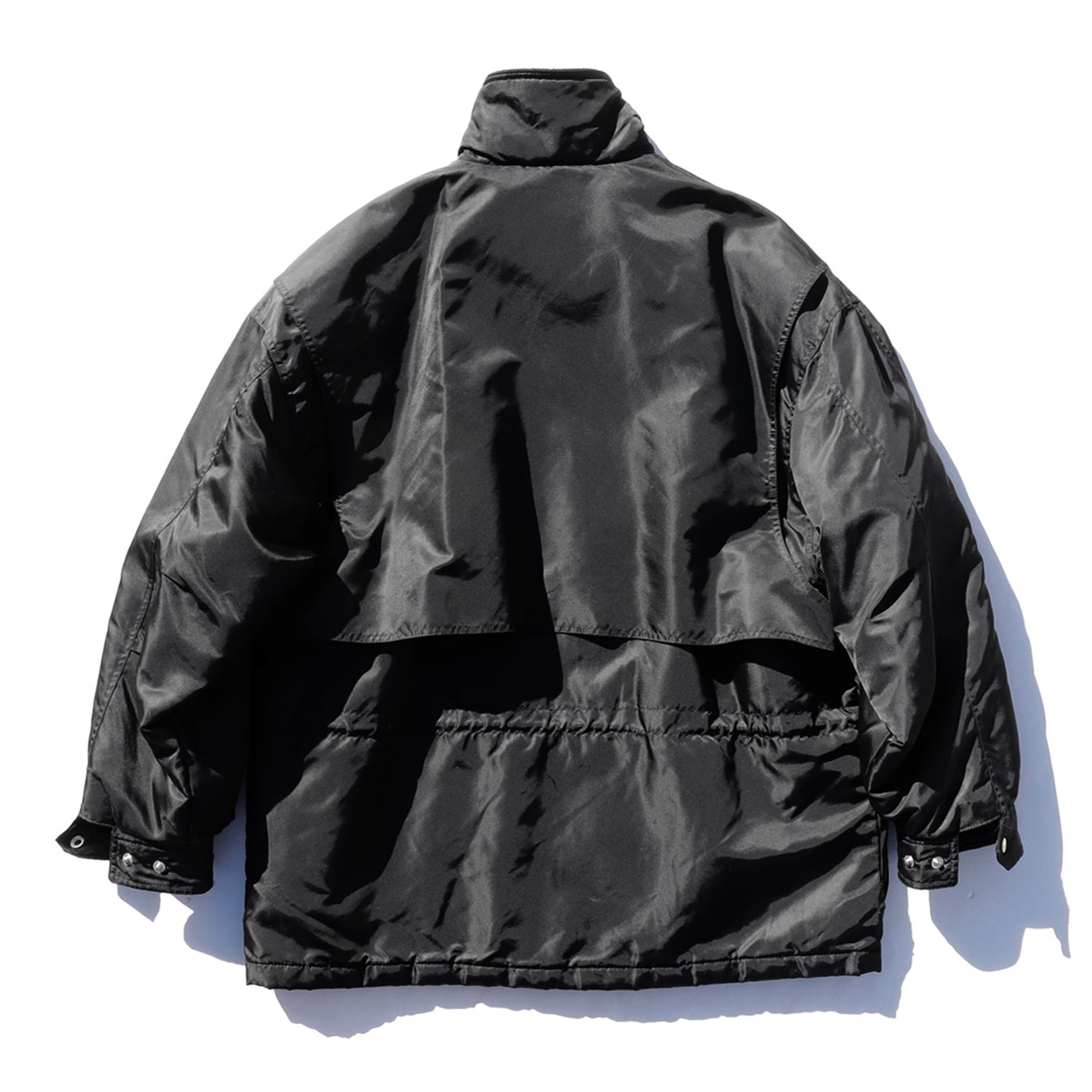 POST JUNK / 90's MARC NEW YORK Black Nylon Fireman Jacket [XL]