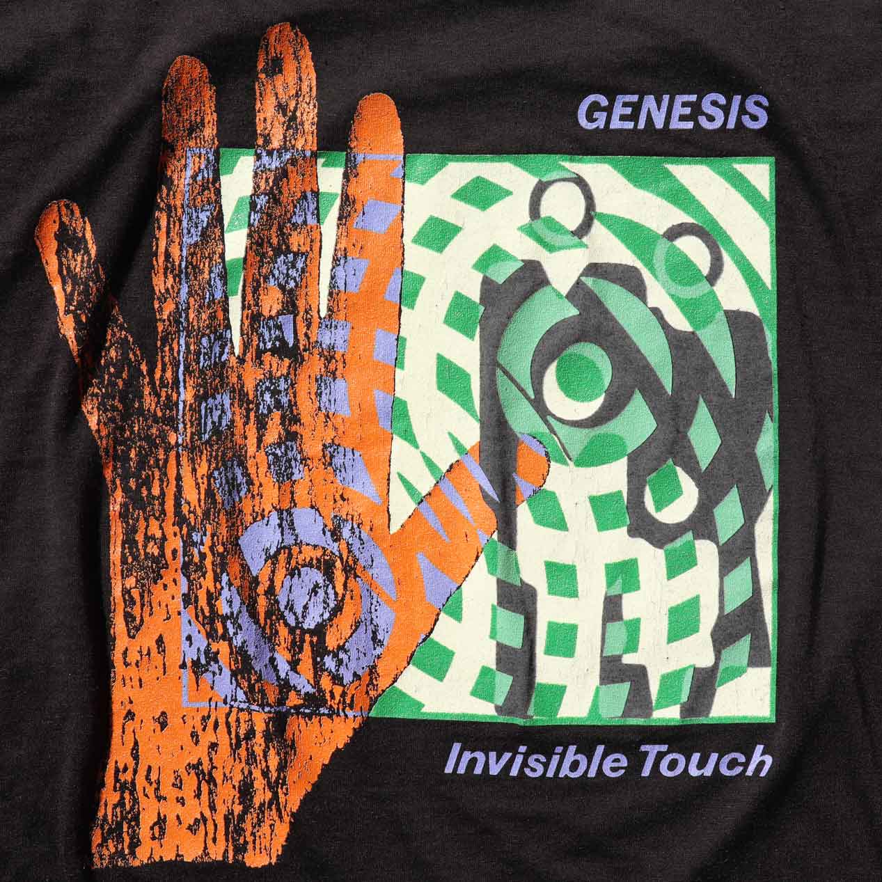 POST JUNK / 80's GENESIS ”INVISIBLE TOUCH TOUR 1987” プリントT