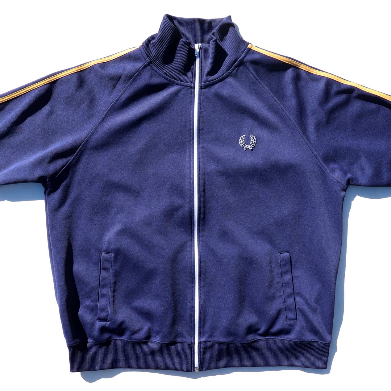 POST JUNK / 80's FRED PERRY Track Jacket Navy Made In Portugal [XL]