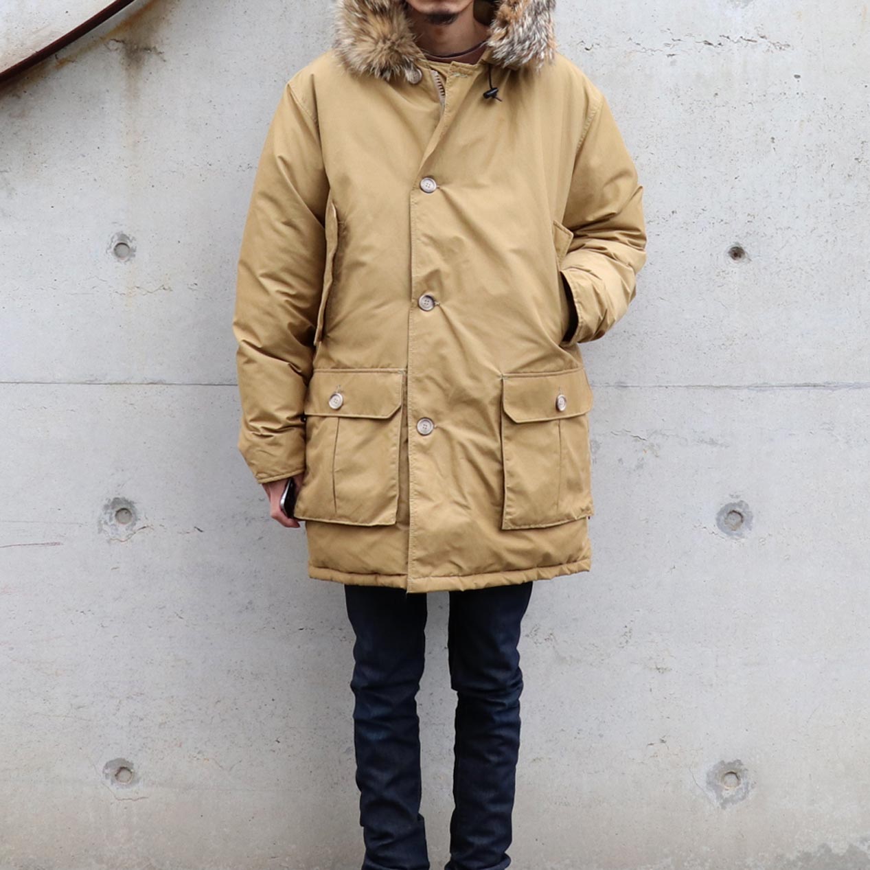 POST JUNK / 90's WOOLRICH USA製 アークティックパーカー ダウン 