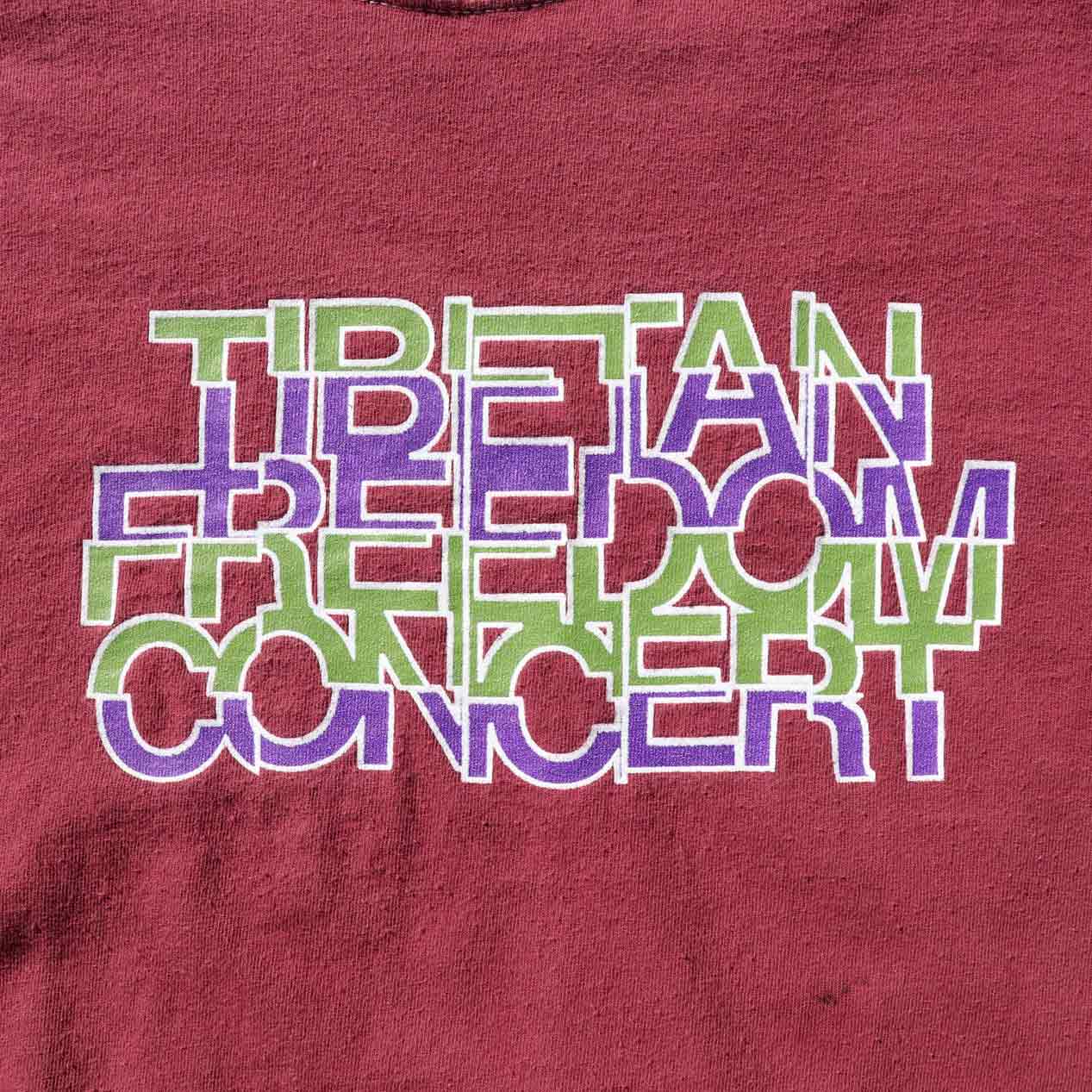90s チベタンフリーダムコンサートTシャツ　L