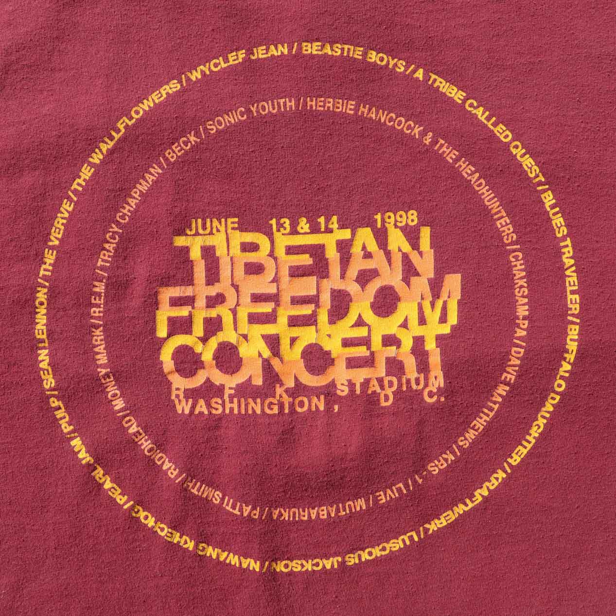 POST JUNK / 90's TIBETAN FREEDOM CONCERT 1998 USA製 Tシャツ [XL]