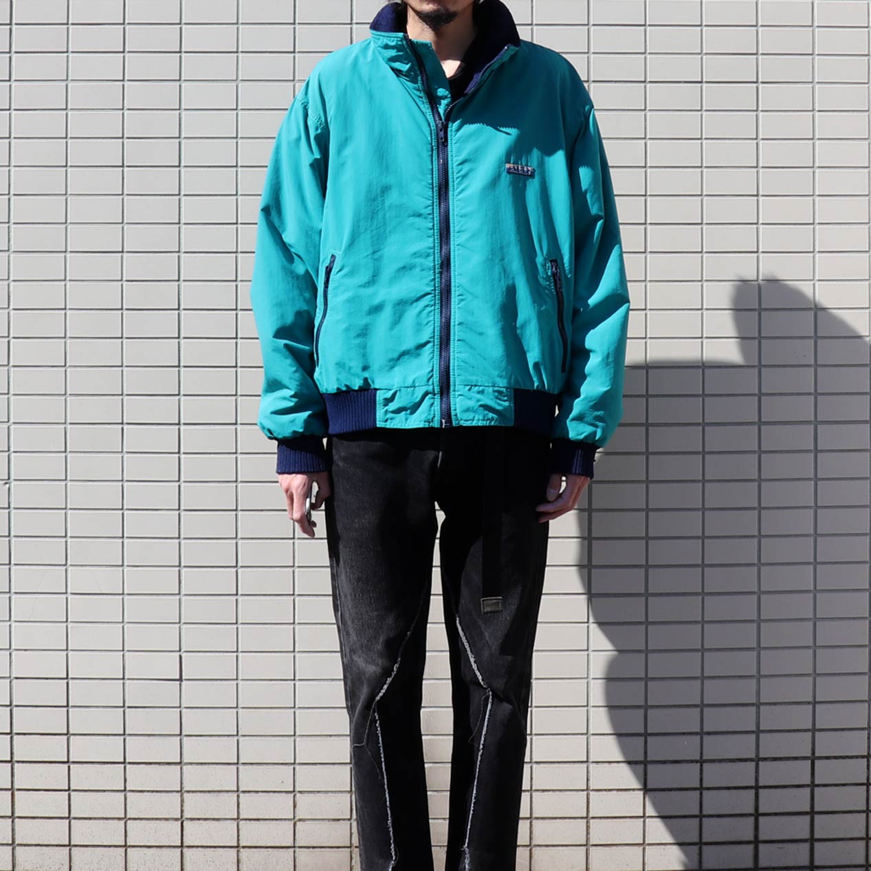 【黒タグ・希少】80’s Eddie Bauer Nylon Jacket XL