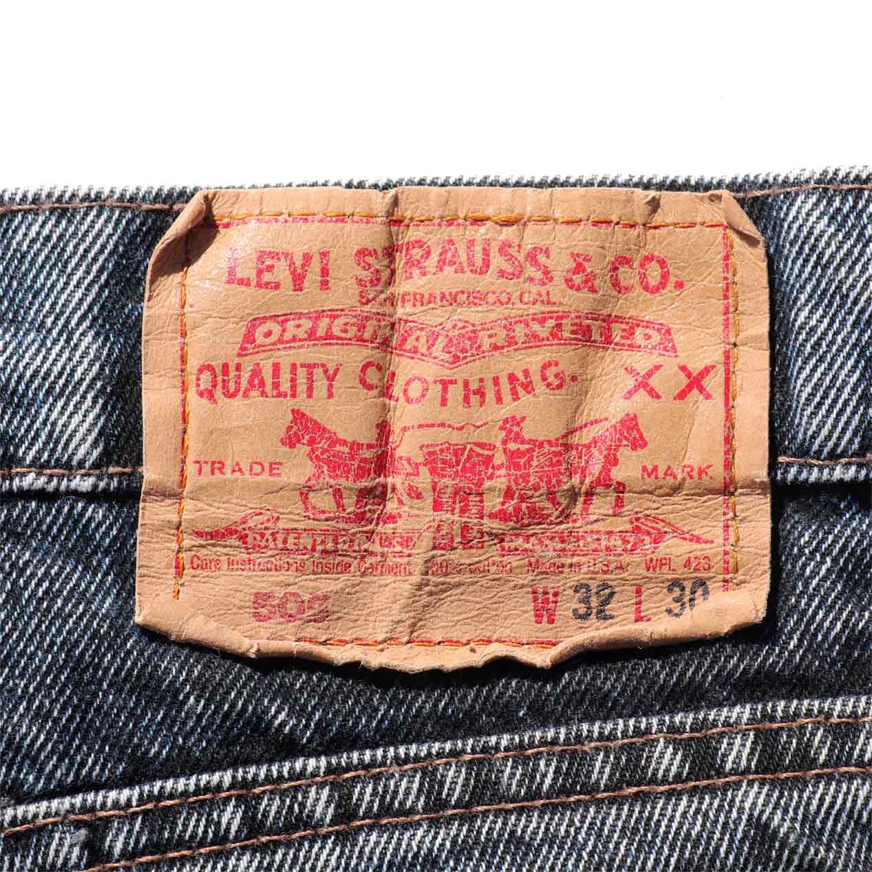POST JUNK / 90's LEVI'S 505 Acid Wash Denim Pants Made In U.S.A. [W32]