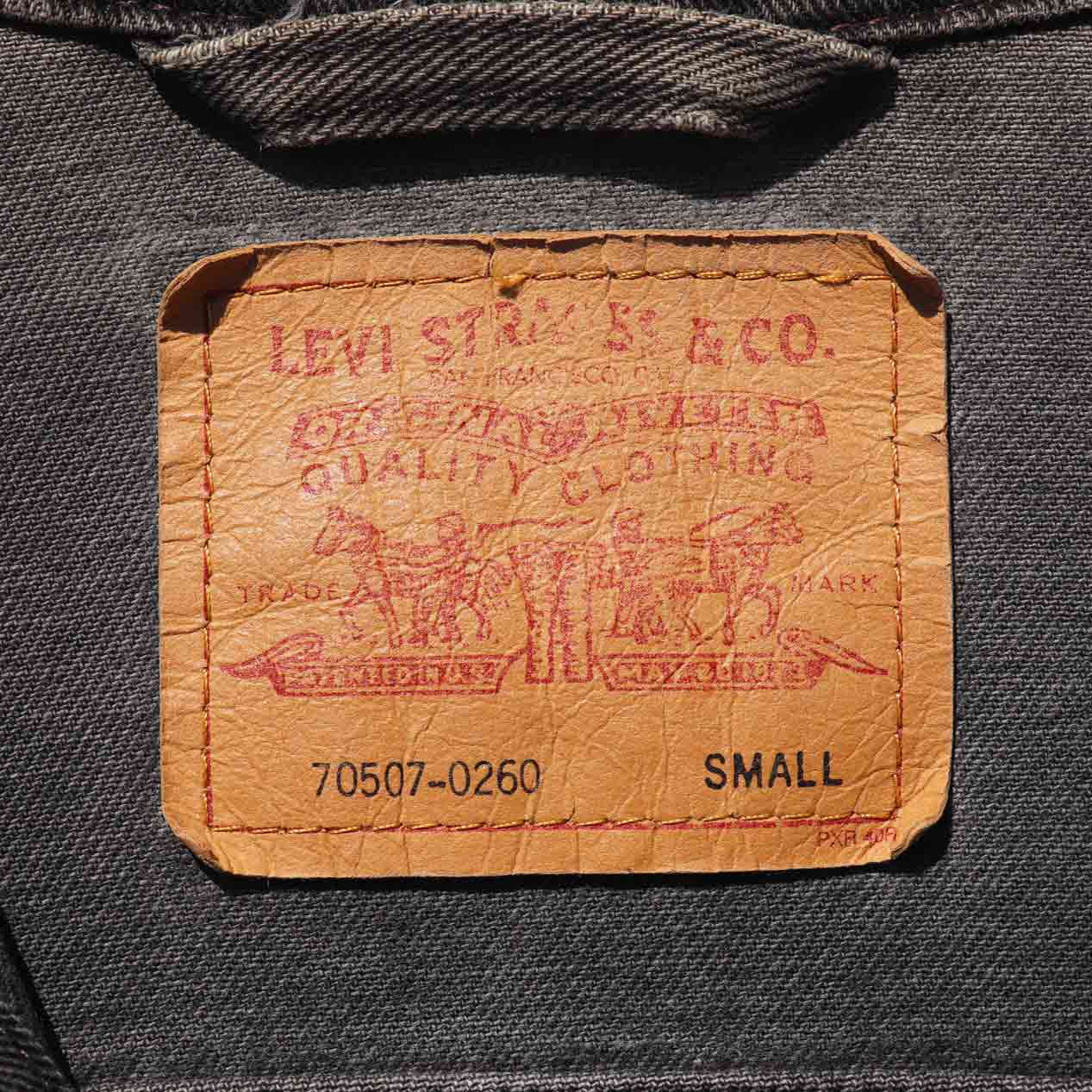 POST JUNK / 90's～ LEVI'S 70507 ブラック デニムジャケット [S]