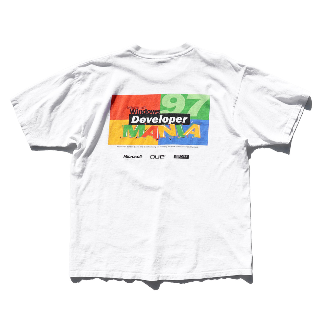 POST JUNK / 90's MICROSOFT WINDOWS “DEVELOPER MANIA” Tシャツ [XL]