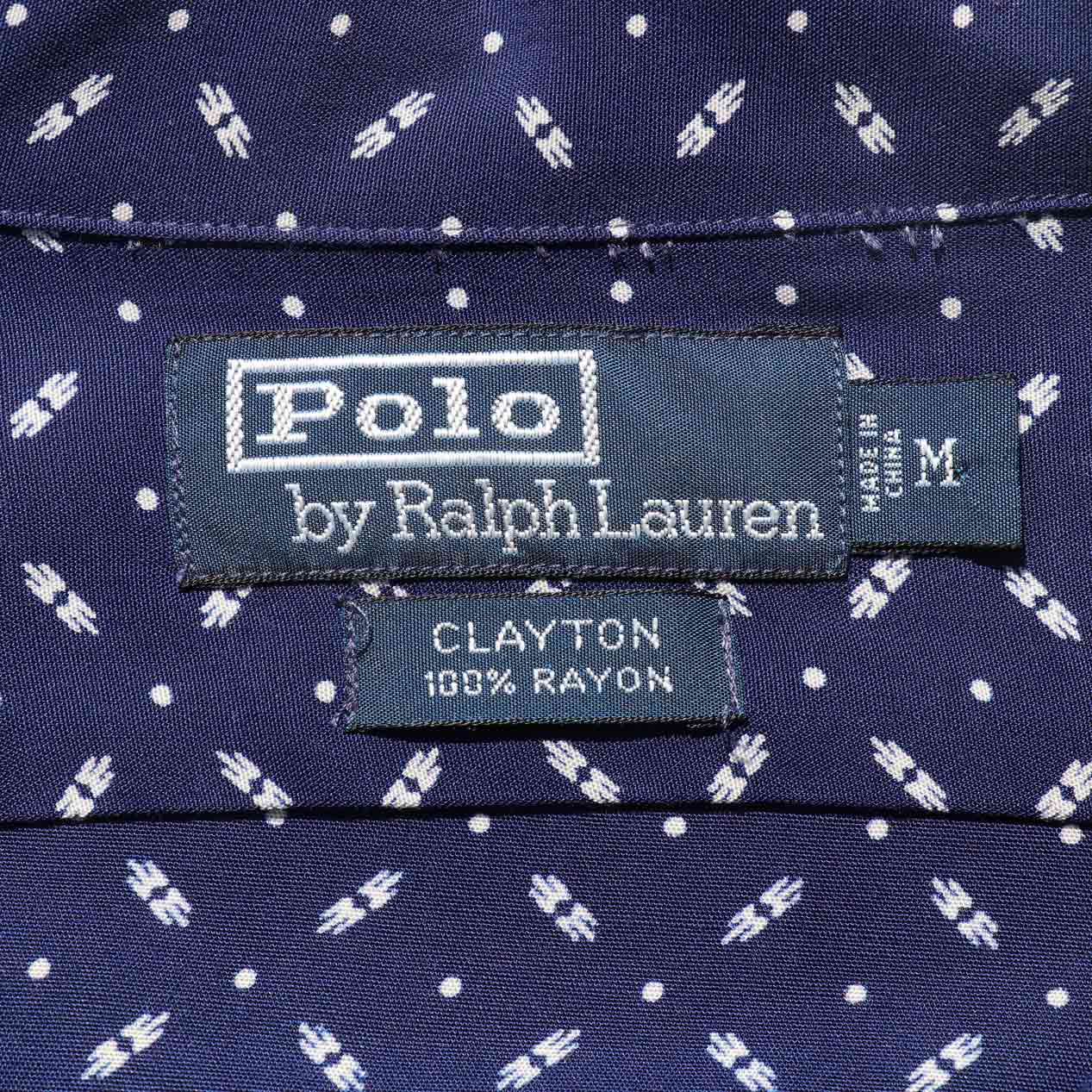 POST JUNK / 90's～ POLO RALPH LAUREN Clayton Rayon S/S Shirt [M]