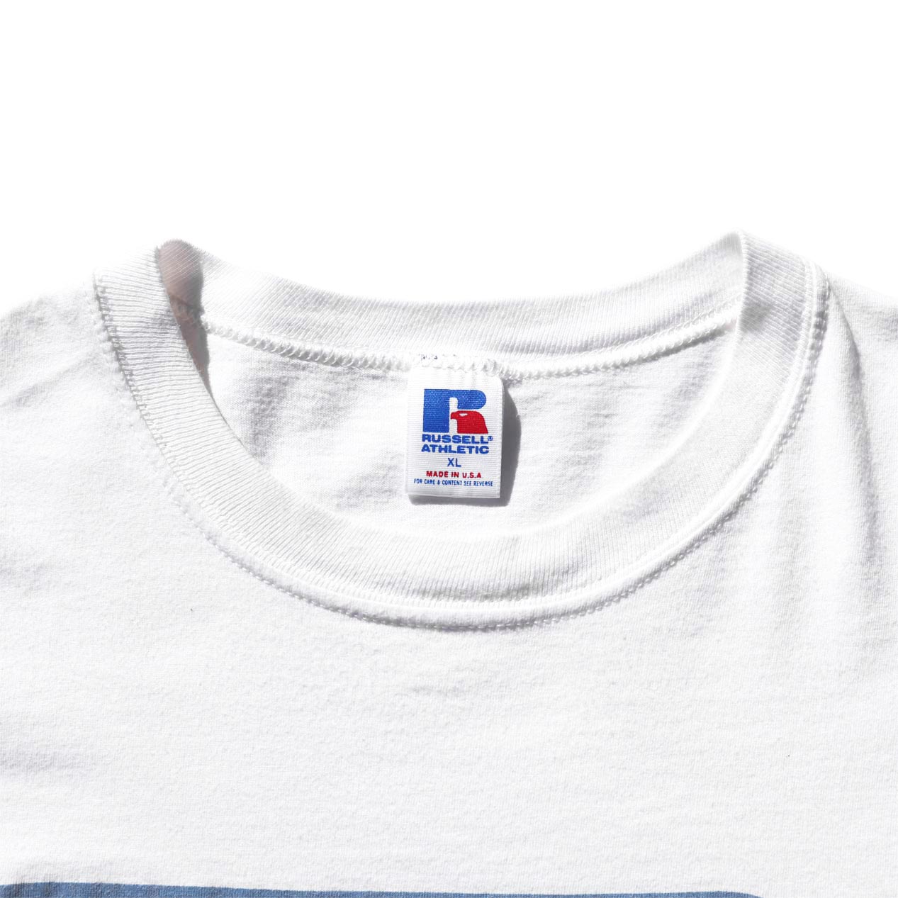 POST JUNK / 90's RUSSELL ATHLETIC USA製 ロゴプリント Tシャツ [XL]