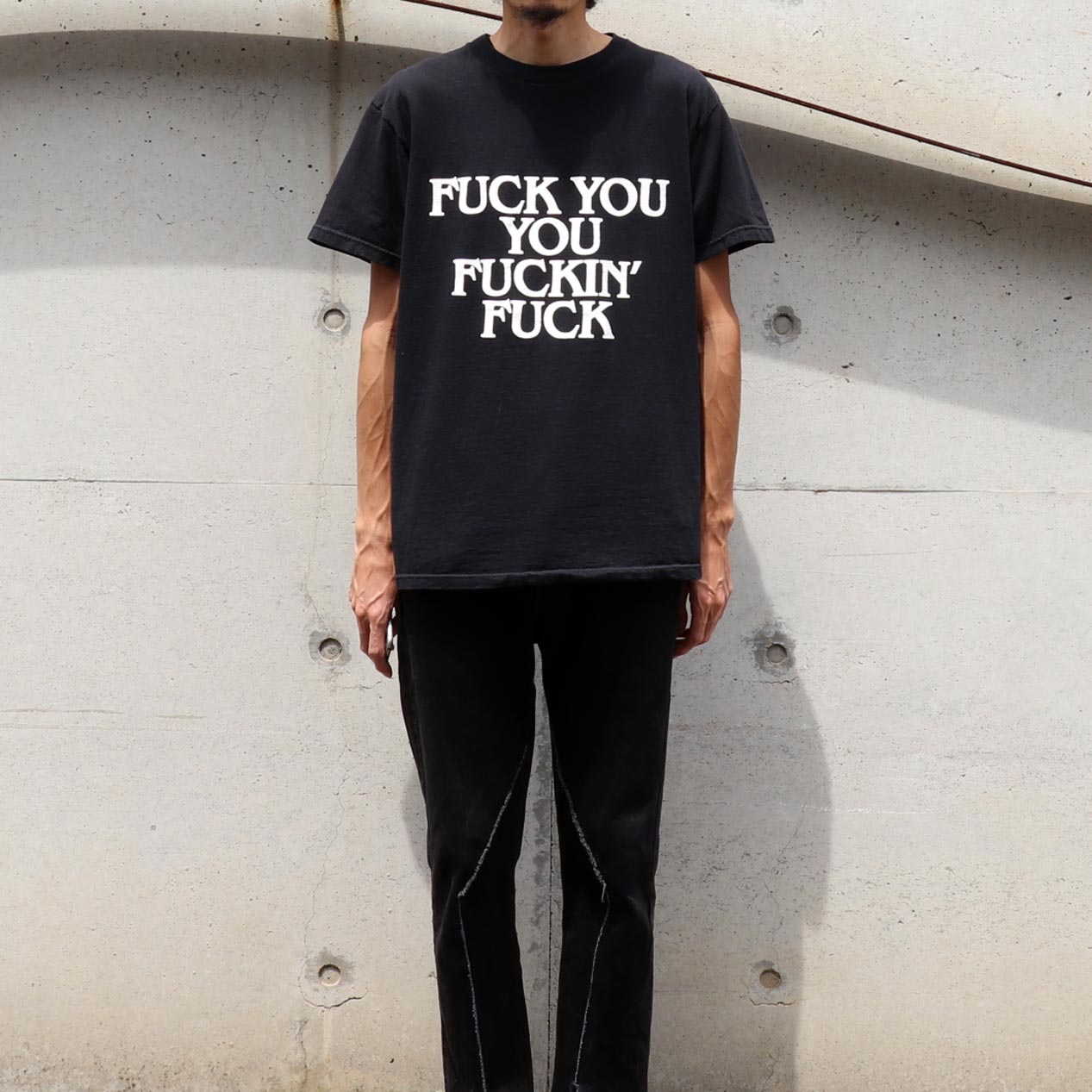 POST JUNK / 90's FUCK YOU YOU FUCKIN' FUCK USA製 Tシャツ [M]