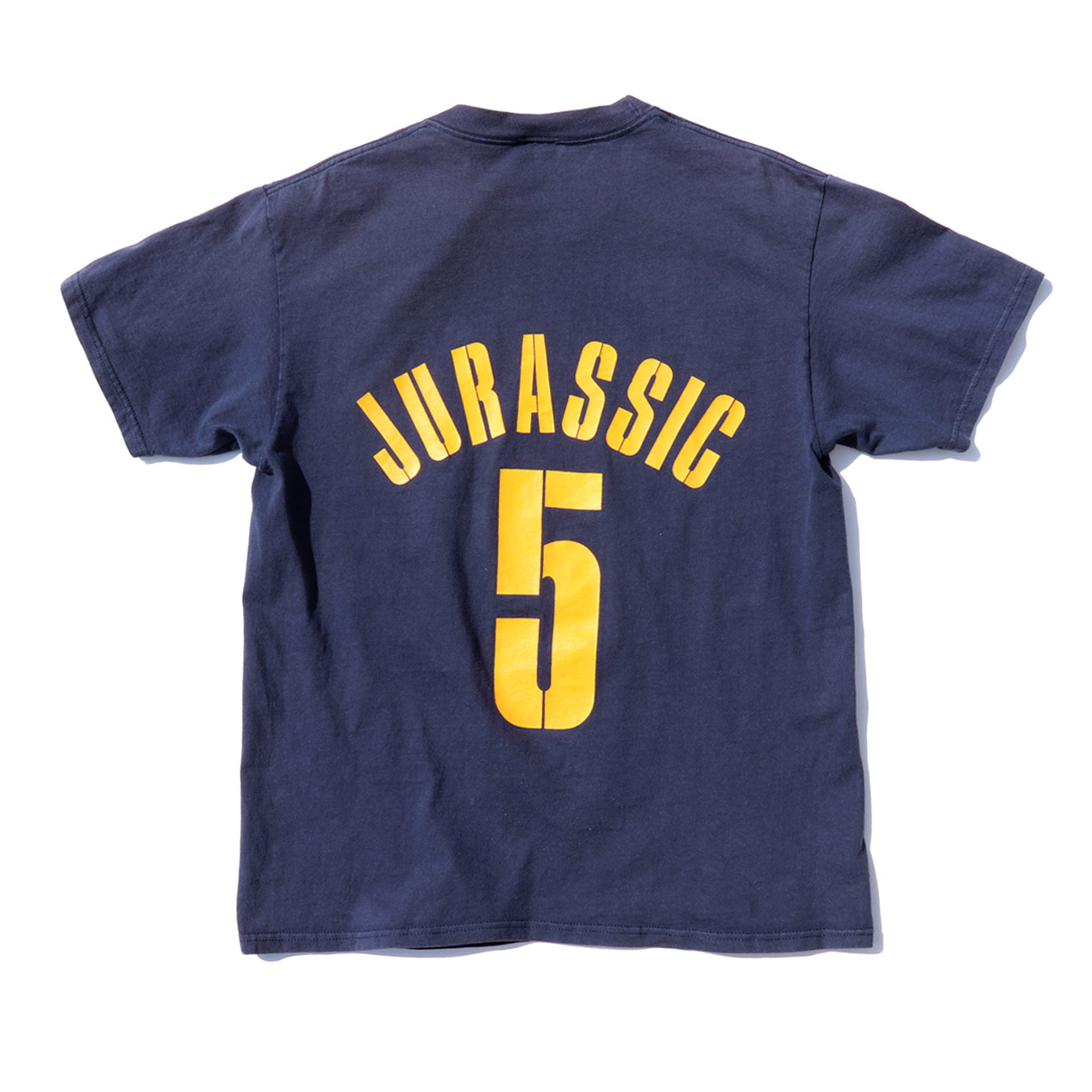 柄デザインプリントJurassic 5 Tシャツ ジュラシック ファイブ パーク パロディ Big