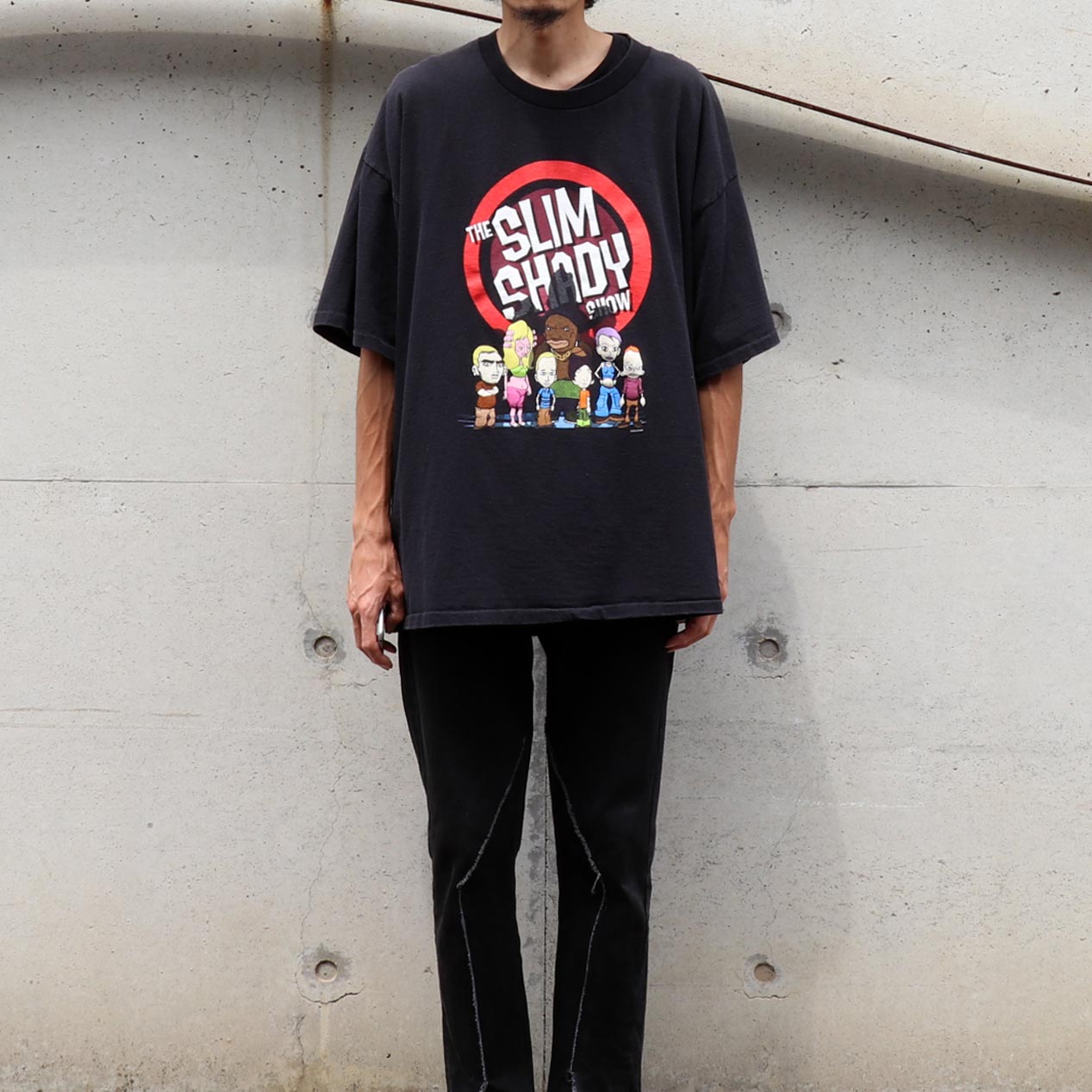 POST JUNK / 's EMINEM ”THE SLIM SHADY SHOW” Tシャツ [XXL
