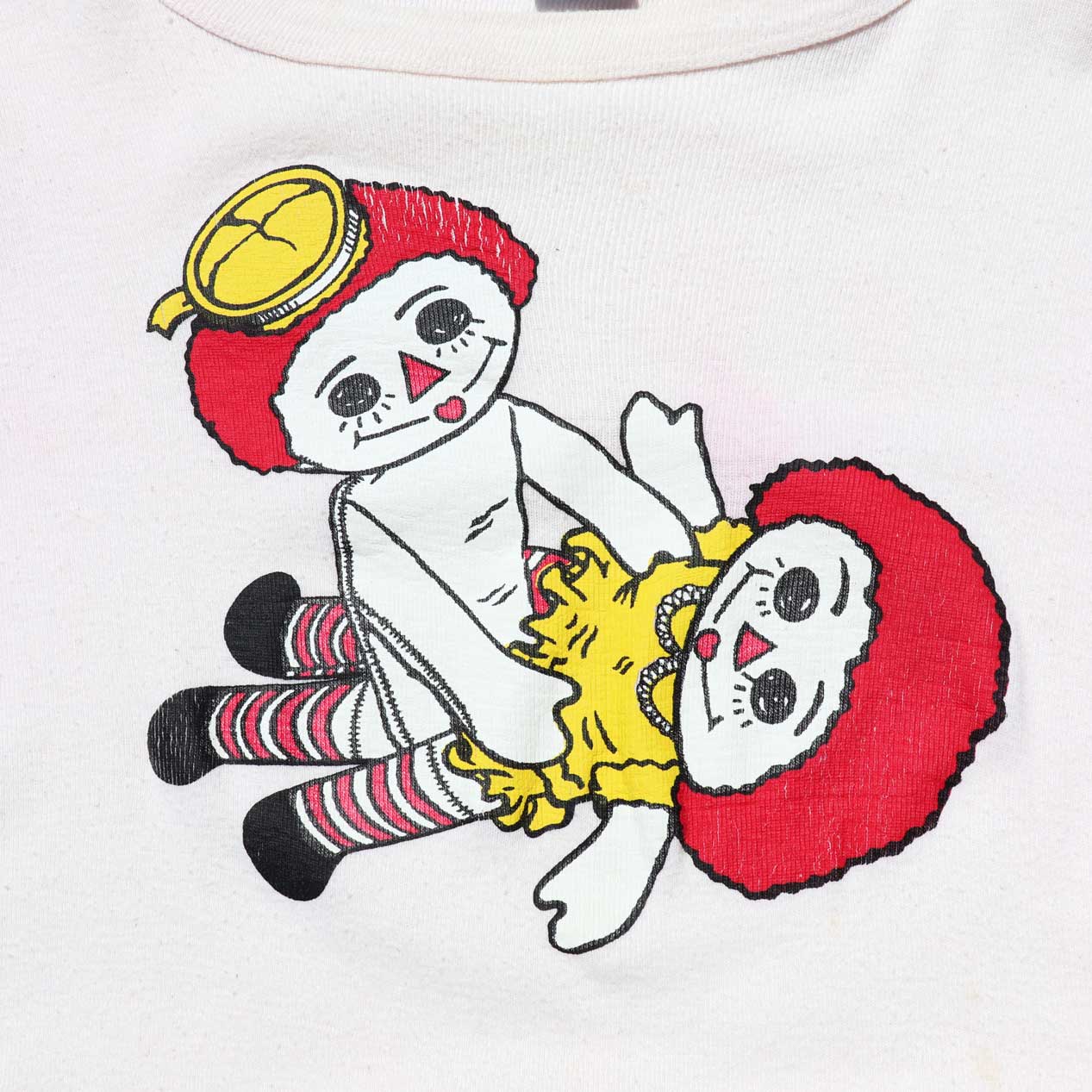 Post Junk 70 S Champion Sex Raggedy Ann And Andy Baseball T Shirt Made In U S A [xl]