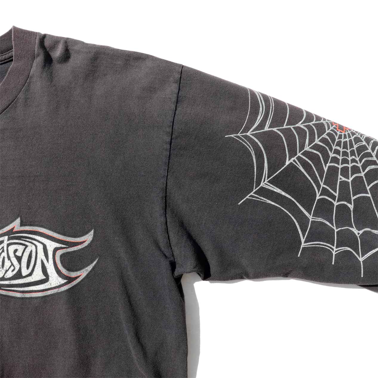 POST JUNK / 00's HARLEY-DAVIDSON Spider Web L/S T-Shirt Made In 