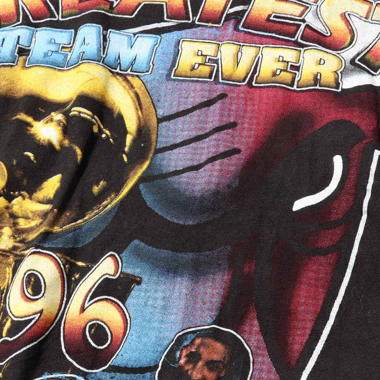 その他ブランド / Tシャツ/XL/コットン/BLK/90S/chicago bulls 1996 world champions tee// POST JUNK / 90's CHICAGO BULLS WORLD CHAMPIONS ブート プリントT