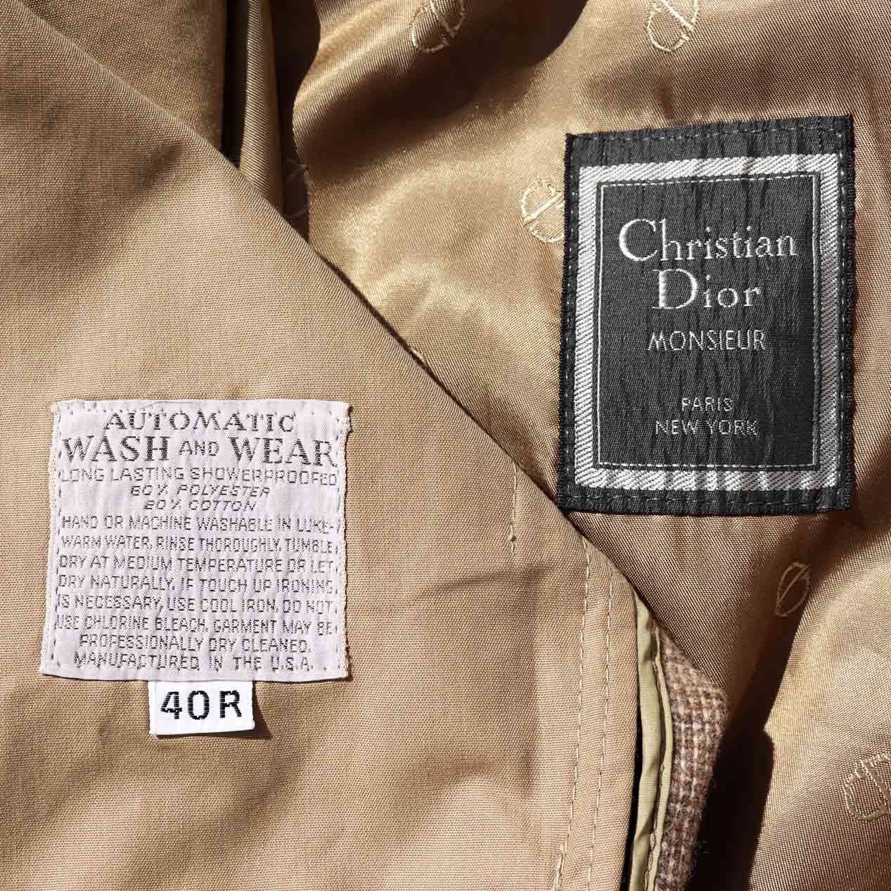 Christian Dior MONSIEUR 80sヴィンテージトレンチコート