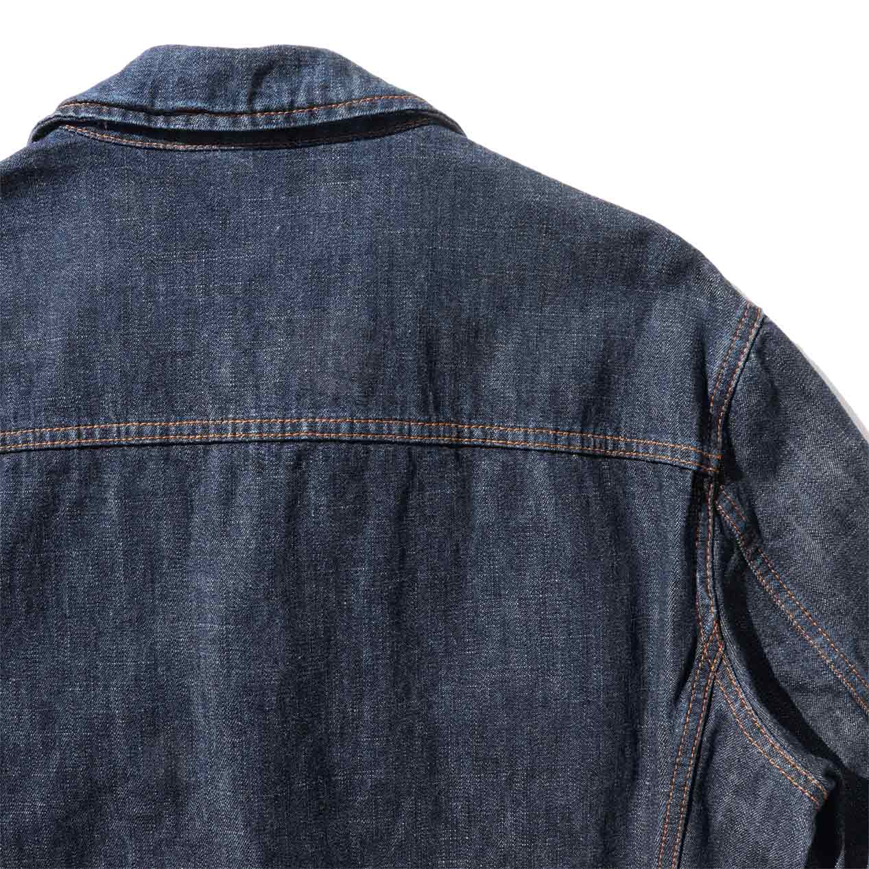 POST JUNK / 00’s MIU MIU Denim S/S Shirt Jacket Made In Italy [L]