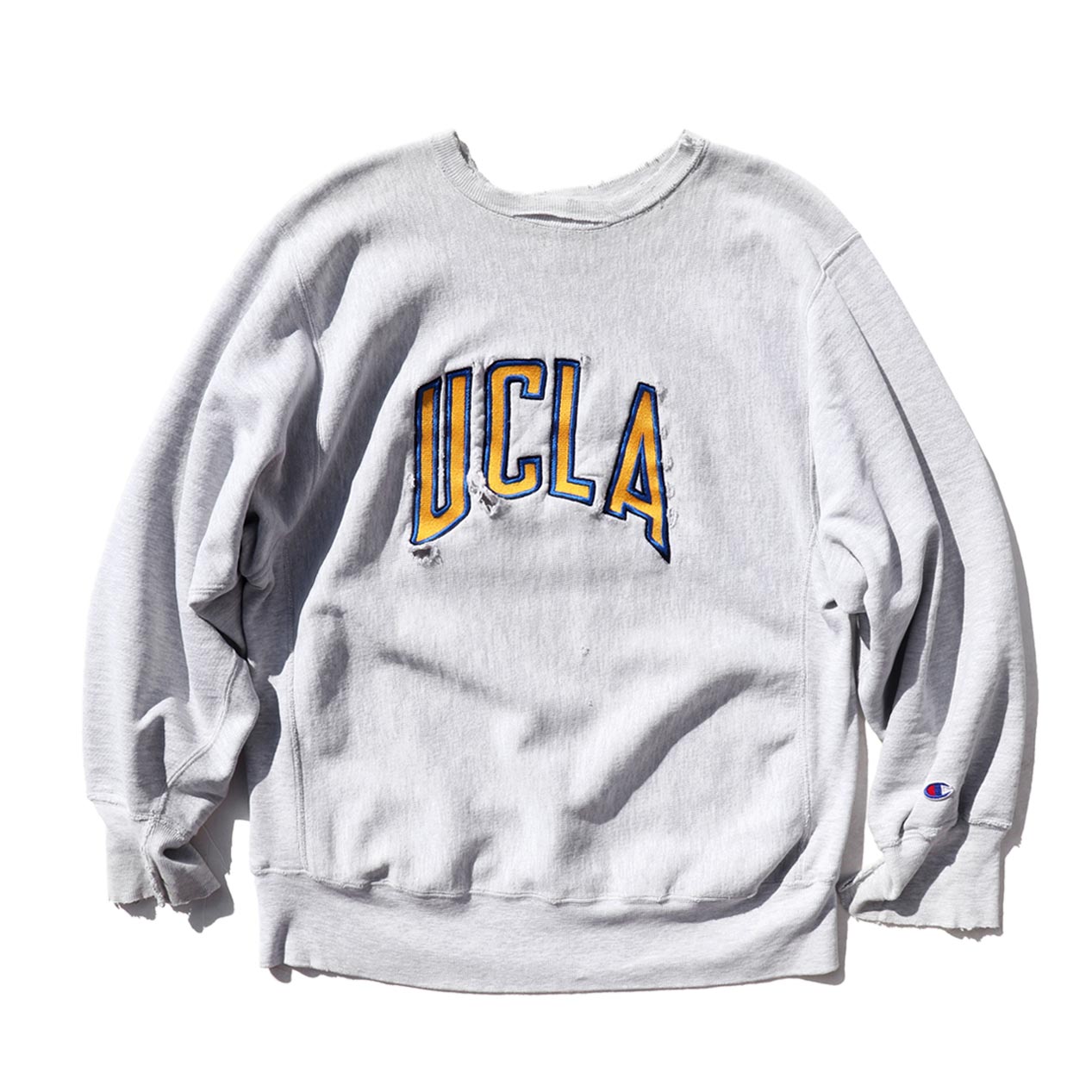 POST JUNK / 90's CHAMPION “UCLA” Damaged Reverse weave Made In ...