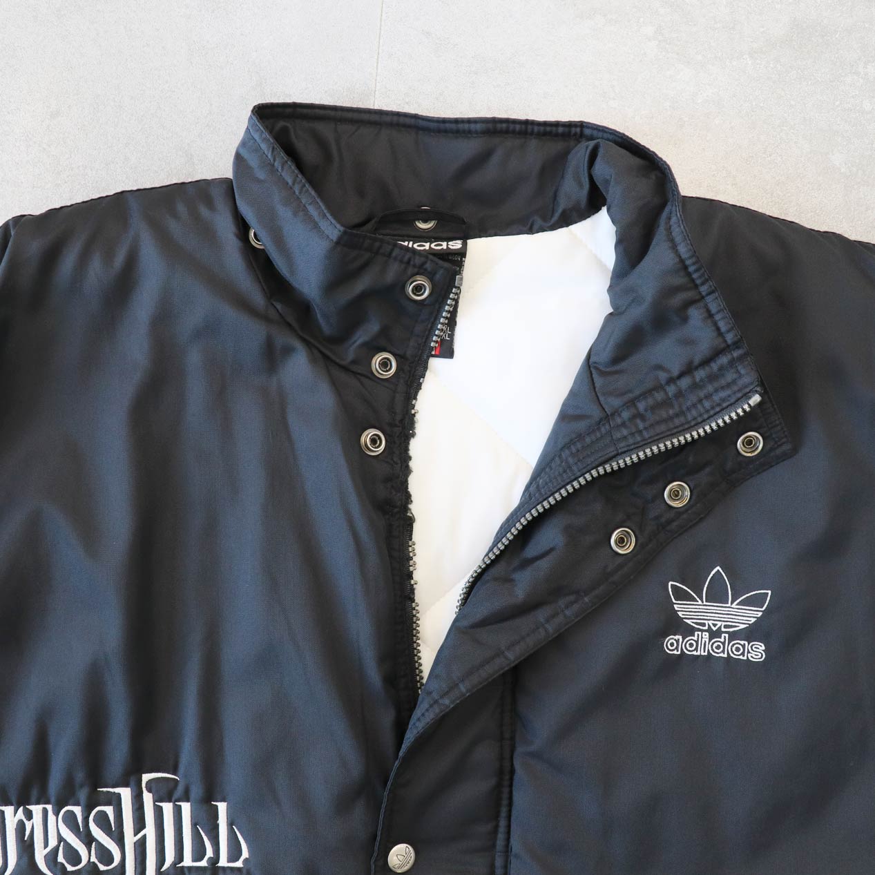 POST JUNK / 90's ADIDAS “CYPRESS HILL” Embroidered Padded Jacket [XXL]