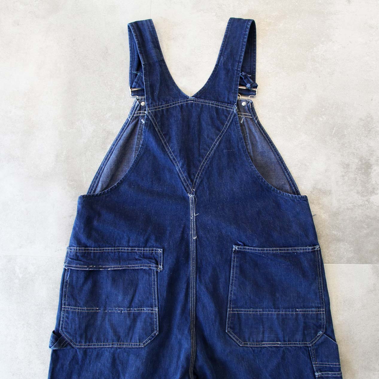 POST JUNK / 50's HERCULES Zip Pocket Vat Dyed Denim Overalls Made
