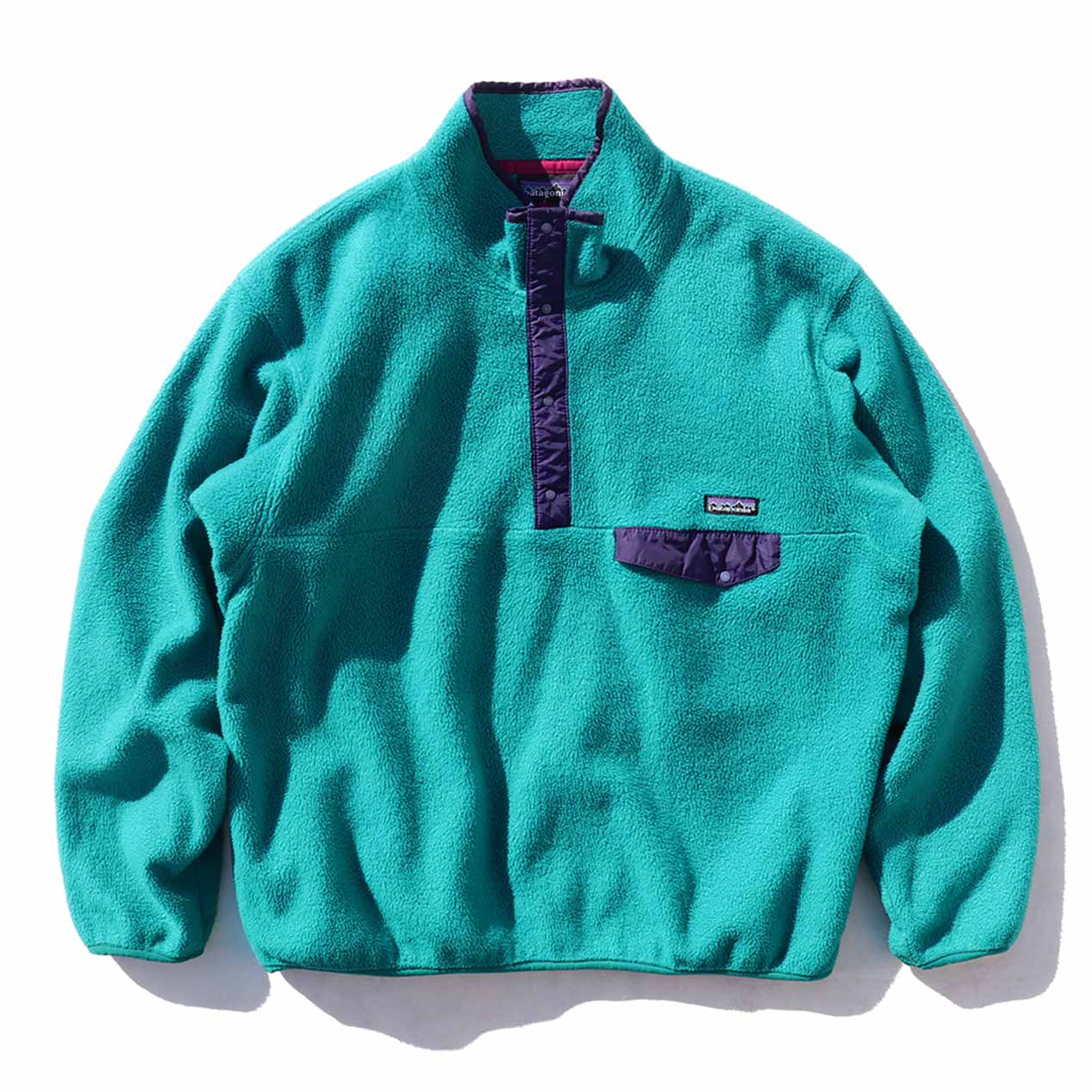 POST JUNK / '90 PATAGONIA Synchilla Snap-T Turquoise Made In ...