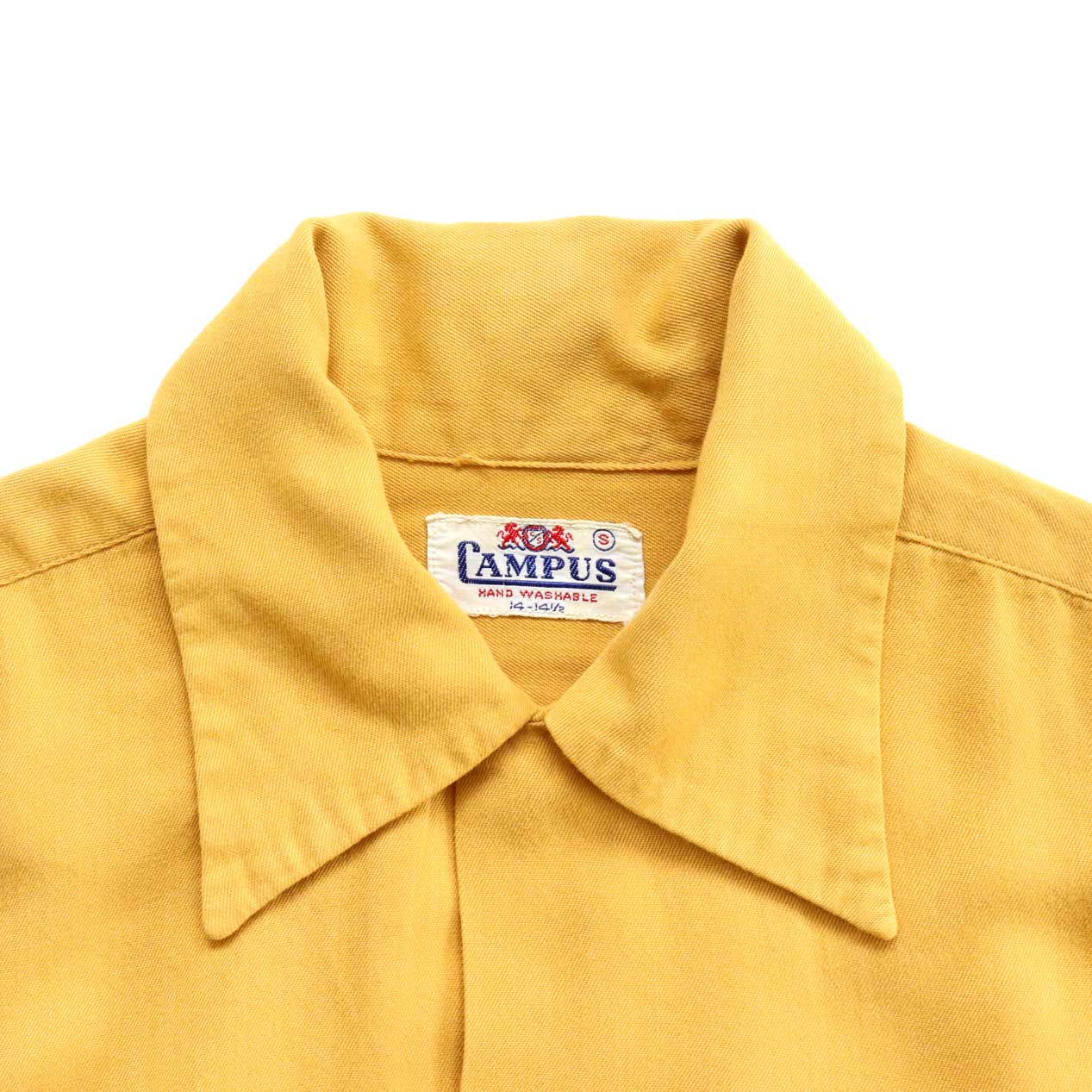 POST JUNK / 50's CAMPUS Rayon Gabardine Shirt