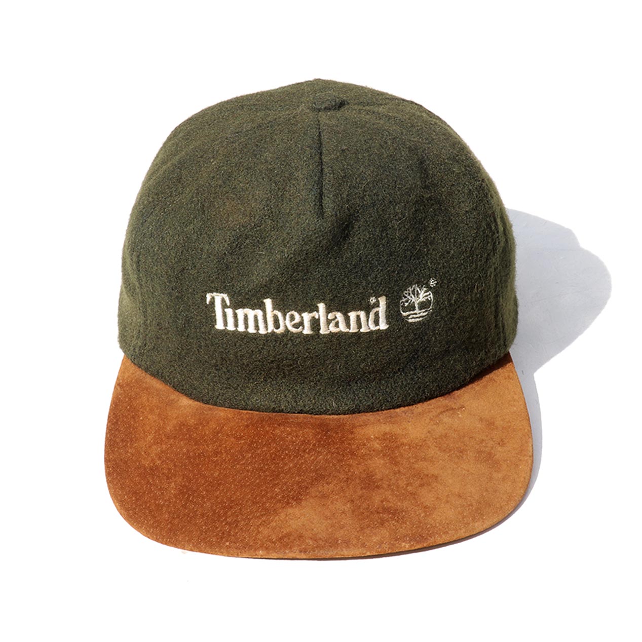 POST JUNK / 90's TIMBERLAND Wool / Suede Leather Strapback Cap [FREE]