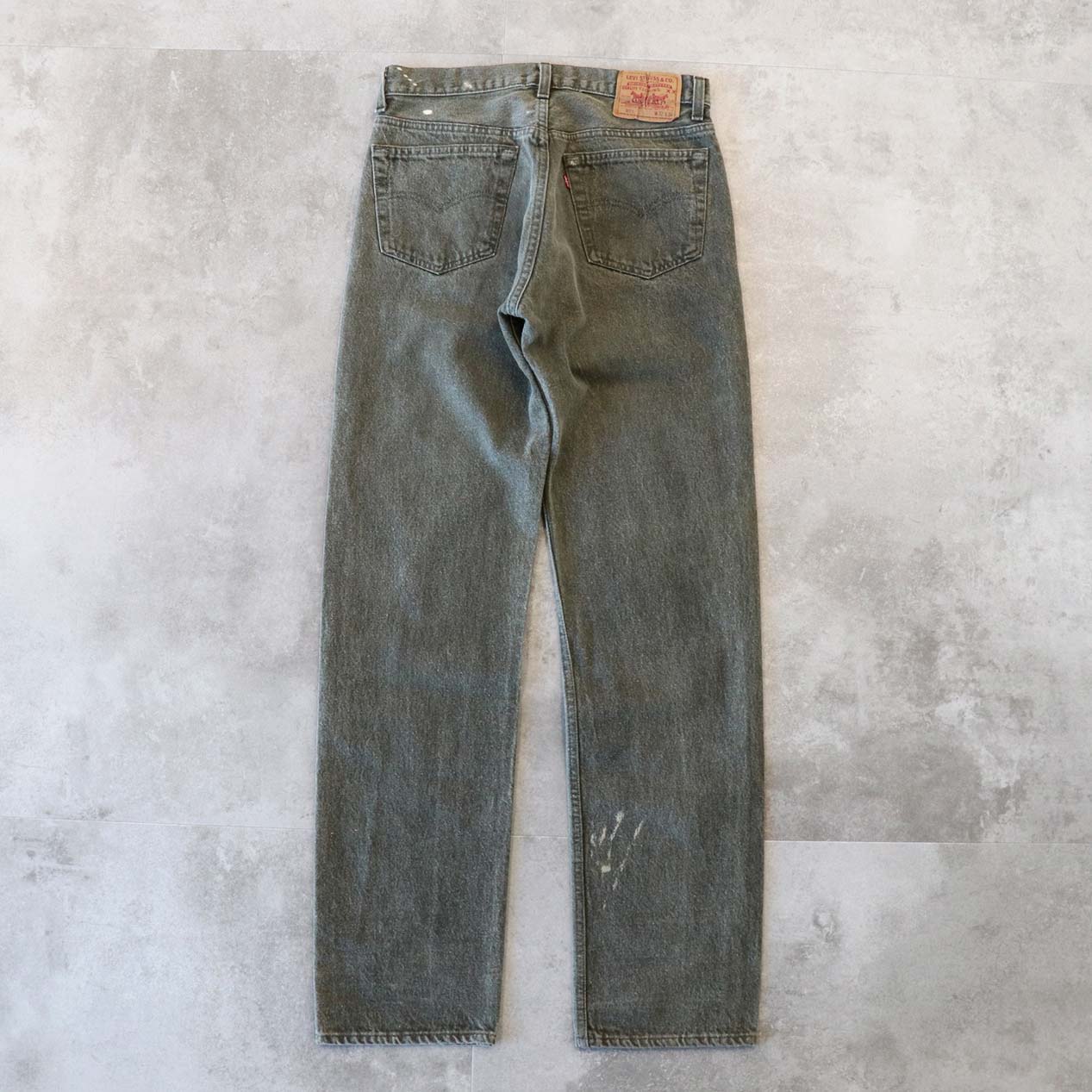 90's LEVI'S 501 “GREEN” Denim Pants Made In USA [W32]