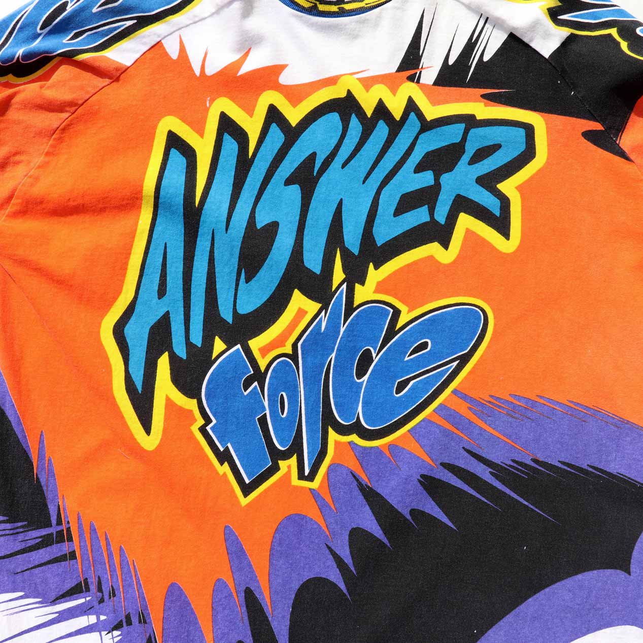 POST JUNK / 90's ANSWER FORCE モトクロス レーシングTシャツ [About XL]