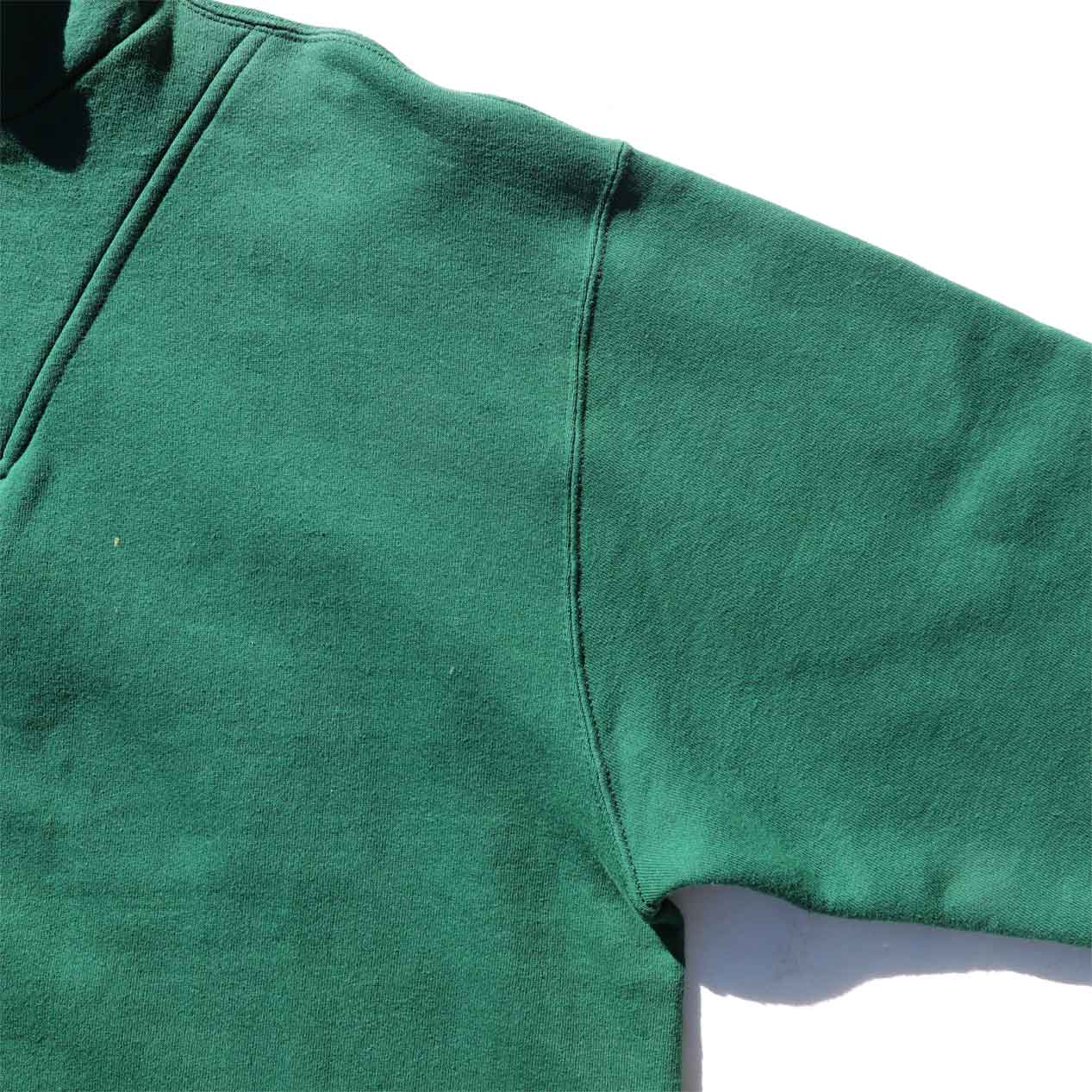 POST JUNK 80's～ ONEITA Half Zip Blank Sweatshirt Made In [XXL]